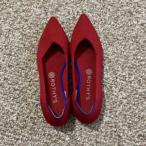 Rothy's Women's Red Flats